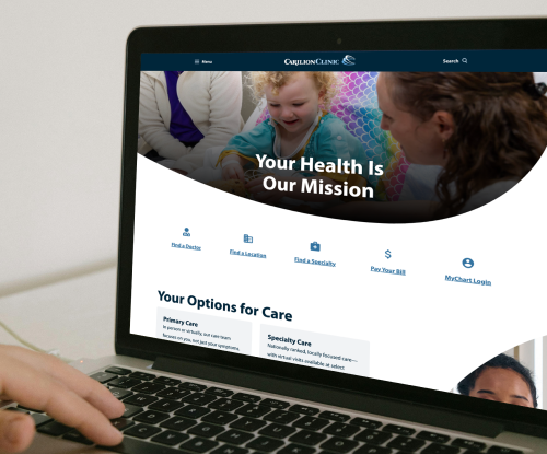 Carilion web case study