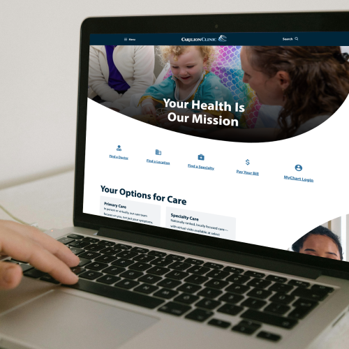 Carilion web case study