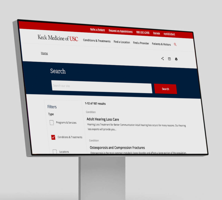Keck-Medicine-Website